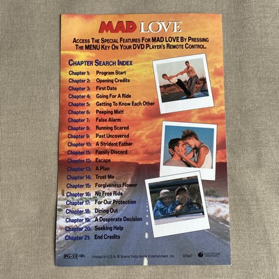 M592 マッド・ラブ('95米) DVD Amazon.com: Mad Love : Bird, Antonia, O'Donnell, Chris