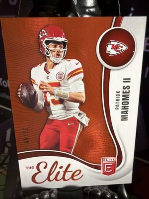 2025 Panini Donruss Elite - The Elite Patrick Mahomes II #9 Red /99