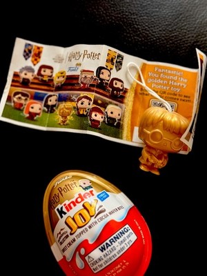 Ultra Rare GOLD Harry Potter Funko Kinder Joy 2025VT401 Limited