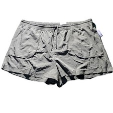 Old Navy High Rise Stretchtech Shorts 5  Inseam Pockets Breathable Sz 4X Green