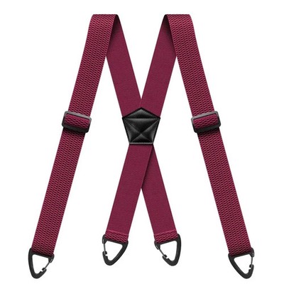 Suspenders for Men Heavy Duty, X Shape Back Hidden Suspender 1.5'' Under Clothing