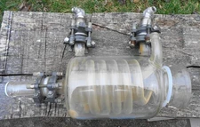 Buchi Switzerland Glass Spiral Condenser Rotary Evaporator Use or Repurpose Art