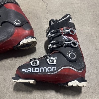 Salomon X Pro 80 Energyzer Men's Ski Boots Size 28.5 Black Red