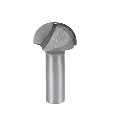 Router Tip 1/2'' Shank 1-1/8'' Core Box 2 Flute Carpentry Tool