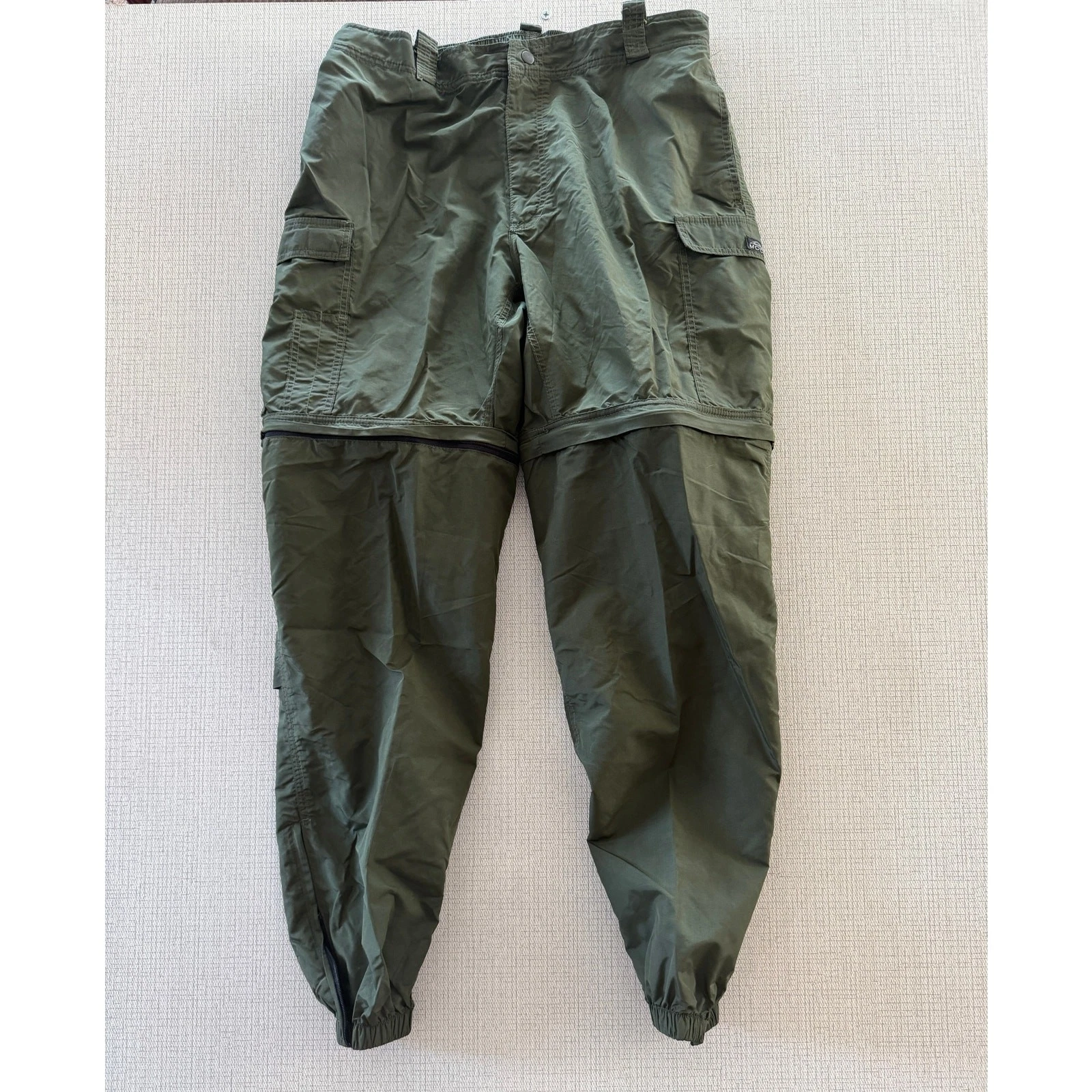 Mocean Tactical Green Zip-Off Pants, XXL, Long, 36 Waist