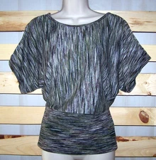 Signature Studio Contemporary Style Women's Short Sleeve Sweater Size S