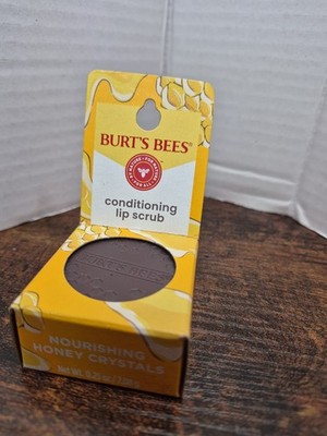 Burt's Bees Conditioning Lip Scrub Exfoliates with Honey Crystals