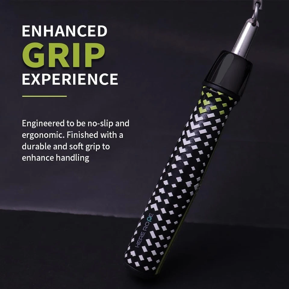 Cuerdas de salto con peso para hombres y mujeres, cuerda de salto de 1/2 lb con rodamiento de bolas Foto 2 de 4