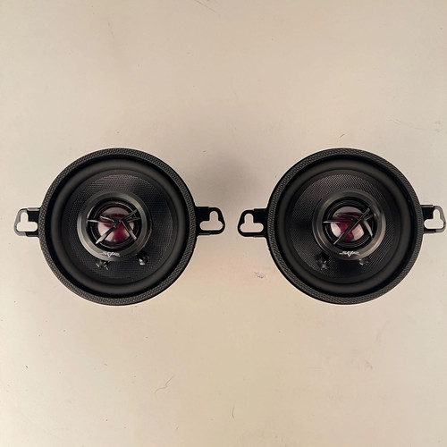 USED SKAR AUDIO TX35 120 WATT MAX 3.5-INCH 2-WAY CAR COAXIAL SPEAKERS - PAIR