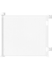 Retractable Baby Gate for Stairs  Doorways, 55" Wide X 33.6" Tall Easy Installa