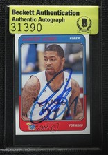 BAS 2011-12 Fleer Retro 1988-89 Design Markieff Morris Beckett Auth Sticker ur8