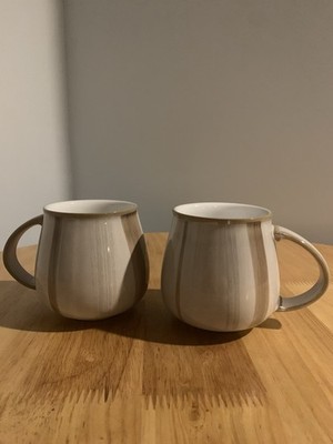 Two Denby Truffle Layer Coffee Mugs