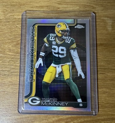 2025 Topps Chrome Xavier McKinney Lightboard Logo Packers Case Hit SSP  