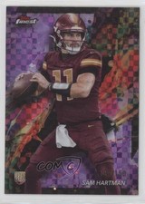 2024 Topps Finest Common Purple Checkerboard Refractor /150 Sam Hartman #68 1k9e