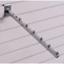 Chrome 6-Ball Slatwall Waterfall