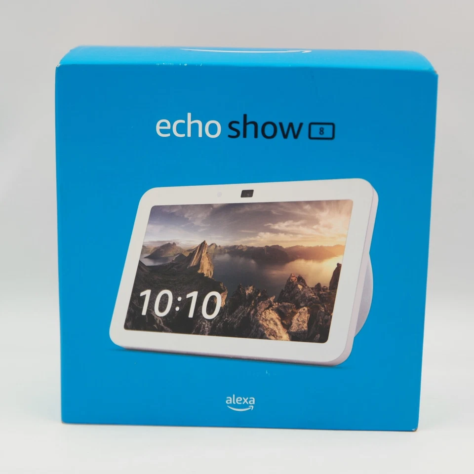 Amazon Echo Show 8 3. Gen 8" Smart Display mit Alexa Weiß - Neu Versiegelt