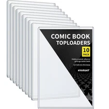Comic Book Top Loaders - Protector Hard Case Sleeve, Toploader Holder for Silver