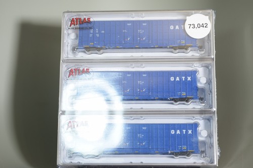 73042 Escala N ATLAS GUNDERSON 7550 60' CAJA COCHE GATX LRS PAQUETE DE 3, DIFERENCIAL # QUE ÚNICO | Condition: New