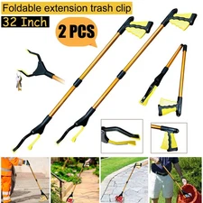 Heavy Duty Reacher Grabber Tool Industrial Pick Up Stick Hand Grip Reach Trash