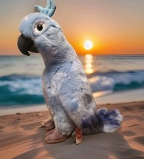 EXTREMELY RARE  HARD TO FIND FAO Toys r Us BLUE Macaw Parrot