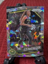 Ezi Magbegor Silver Cracked Ice 2025 Panini Prizm WNBA Card #36 Seattle Storm