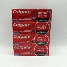 Colgate Toothpaste with Charcoal Cool Mint Paste 4.2 Ounce 4 Pack