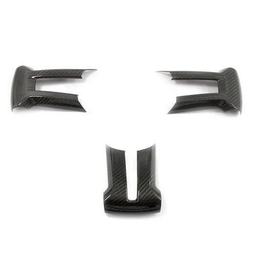 Real Carbon Fiber Steering Wheel Trim For Ford Mustang 2010-2014~AR3Z-3D758-A - Bild 8 von 9