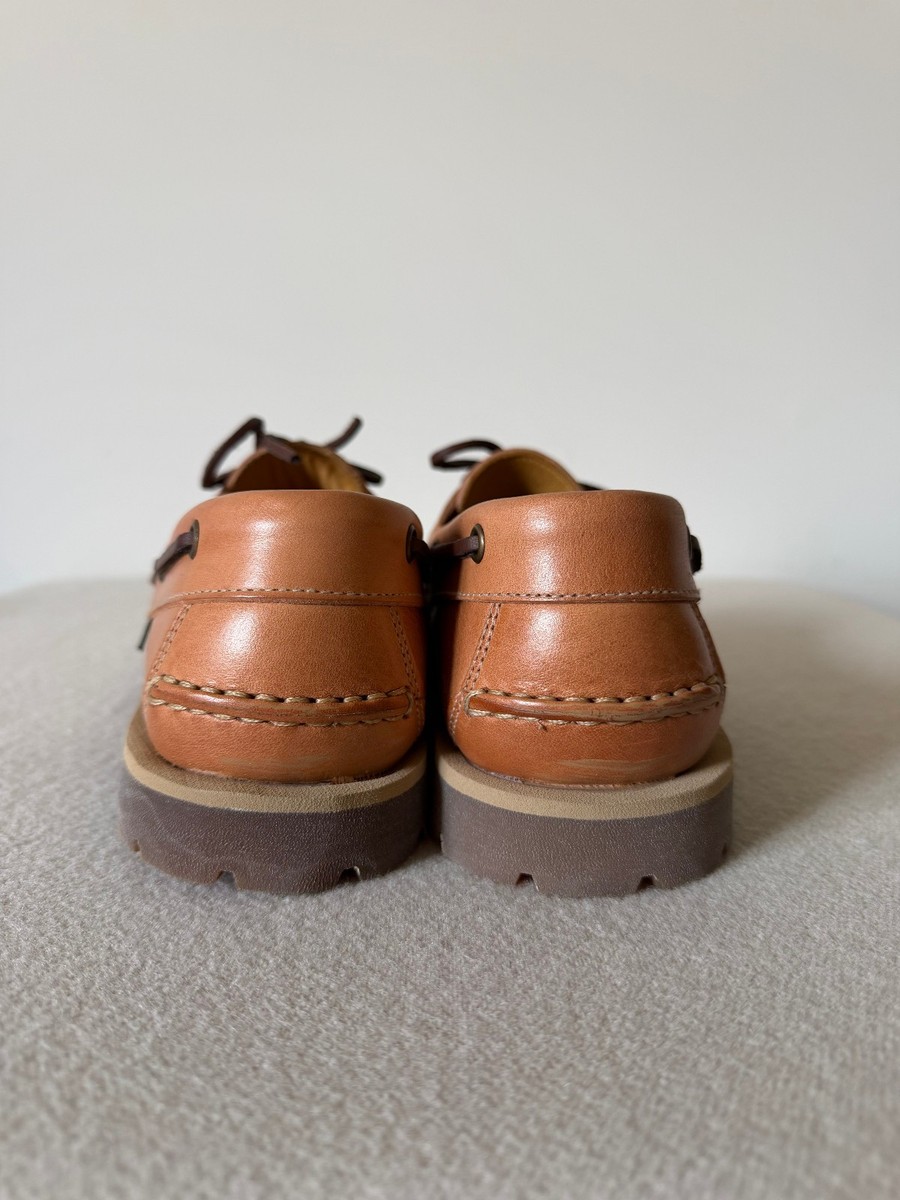 Paraboot x Our Legacy Malo Raid Leather Boat Shoes - Size US 9