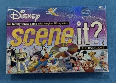 SCENE IT? 1st Edition Disney Pixar Family DVD Trivia Game - 100% Complete