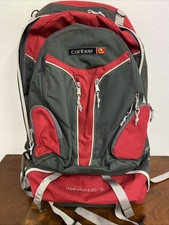 Image of Large CARIBEE Hemisphere BACKPACK 65L/15L Red/Grey NEVER USED