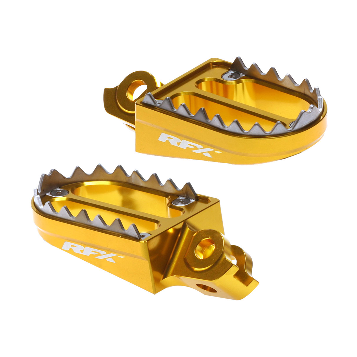 RFX Pro Series 2 Footrests Suzuki RMZ450 08-09 Yellow