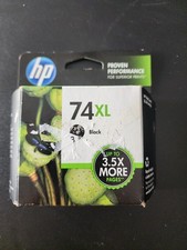New HP 74XL Black High Yield Ink Brand New Cartridge Sealed (warranty expired)