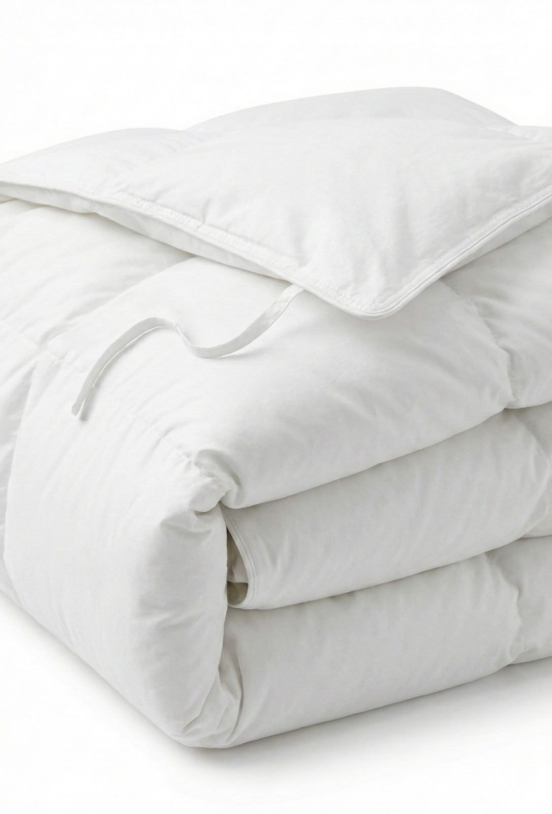 Downlite 600FP White Down Baffle Box Duvet Insert Corner & Middle Tabs Queen