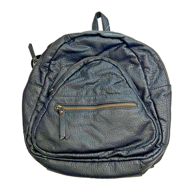 Leather backpack bag NWT NWT Faux Leather Backpack Olive Multiple Pockets  main image 4