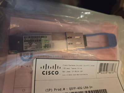 CISCO QSFP-40G-LR4-S TRANSCEIVER 10-3115-01  *NEW SEALED* HOLOGRAM
