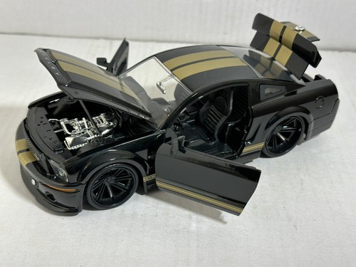 JADA BIGTIME BTM 2008 FORD SHELBY GT-500KR BLACK 1:24 DIECAST MODEL NEW NO BOX - Picture 9 of 12