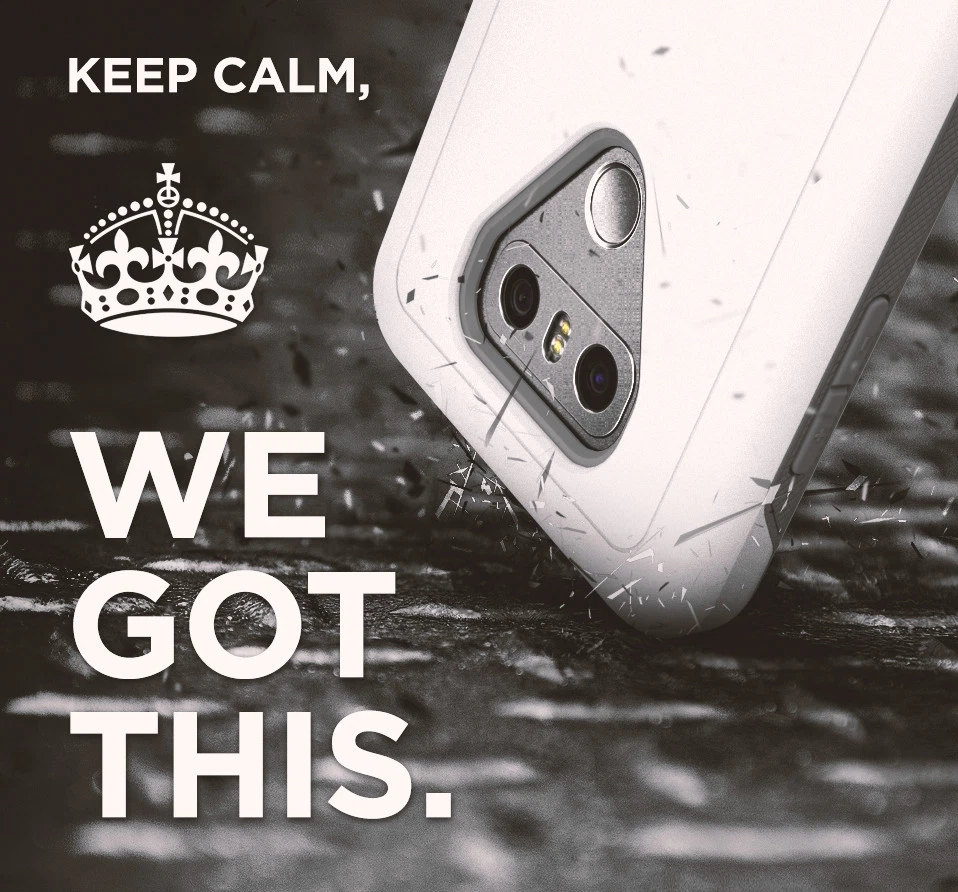 LG G6 Tough Case Protective Dual-Layer Strong Impact Cover Rebel Series - Image 3 of 3