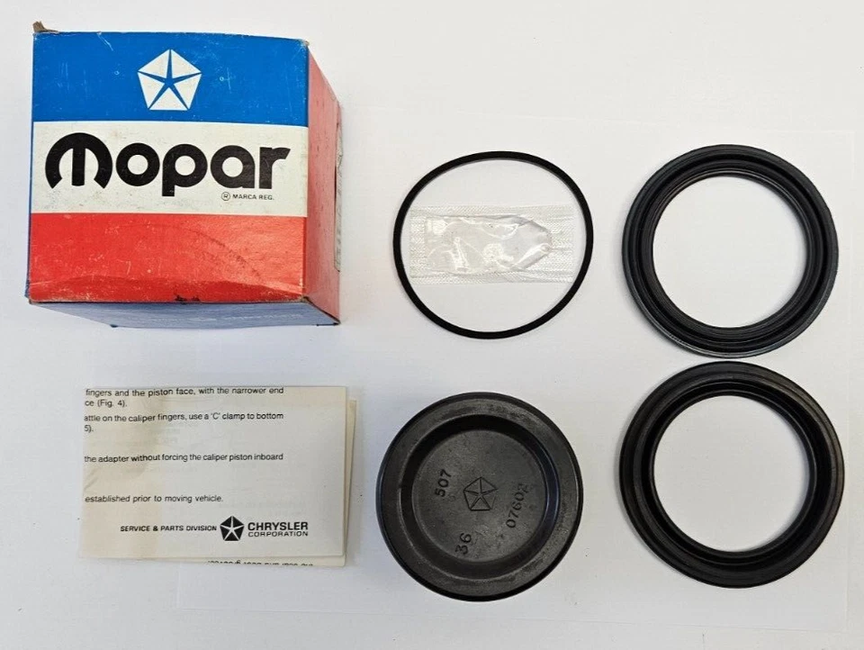 1984-1997 Dodge Truck Disc Brake Piston & Seal Package 4186987 NOS. - Image 3 of 4