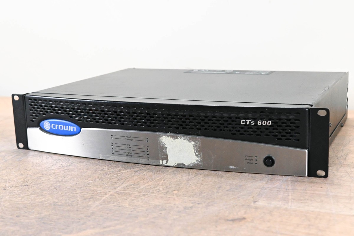 Crown CTs 600 Two-Channel 300W Power Amplifier CG009J7 | eBay Crown CTs 600 Two-Channel 300W Power Amplifier CG009J7 | eBay