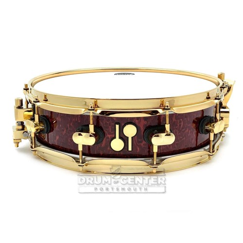 Sonor SQ2 Maple Medium Snare Drum 14x4.25 Birdseye Cherry Gloss w/Gold Hardware - Afbeelding 1 van 5