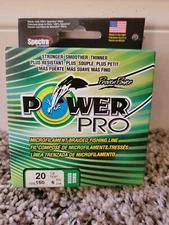 Power Pro Microfilament Braided Fishing Line  20lb,  150yards moss green