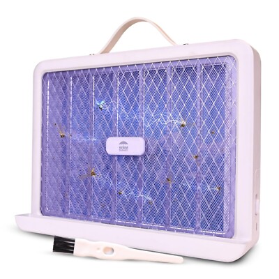 Electric Bug Zapper, High-Voltage LED UV Light Trap for Mosquitoes, Portable ...