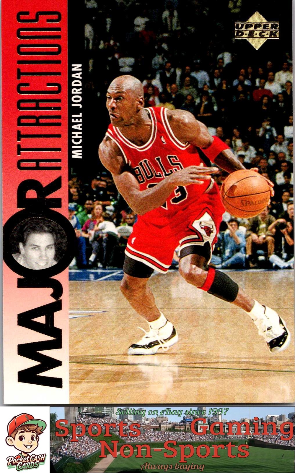 1995-96 Upper Deck #337 Michael Jordan 006168