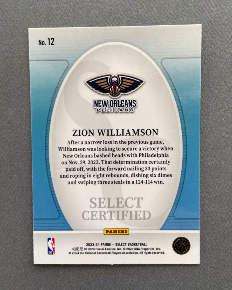 NBA ZION ☆RC☆ ルーキーカード③ 2022-23 Panini Rookie Remembrance Zion Williamson #RR-ZWN