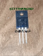 2pcs I1NM60ND 1INM60ND 11NMG0ND 11NM6OND 11NM60ND STF11NM60ND TO220F-3