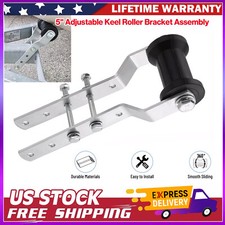 Heavy Duty 5" Adjustable Keel Roller Bracket Assembly for 3" Tongue Boat Trailer