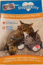 Huggie Kitty Pets Know Best Companion Soothing Purr Heartbeat Warmth Grey Tabby