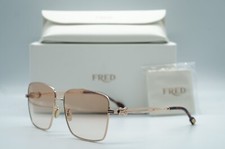 NEW FRED FG 40052U 33F GOLD BROWN AUTHENTIC SUNGLASSES FRAMES 59-15