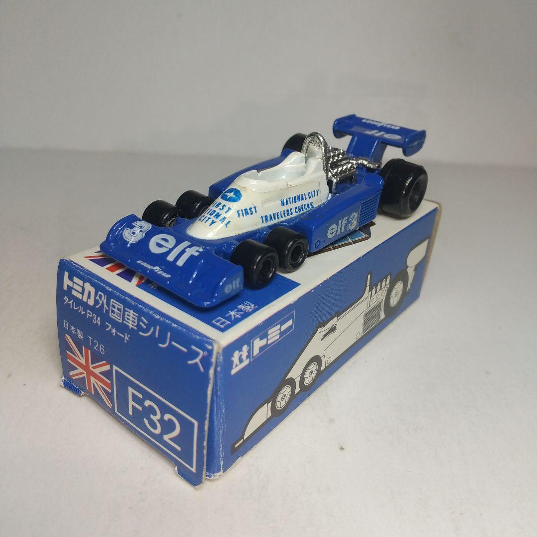 F32 Tomica Blue Box Made in Japan Tyrrell P34 Ford | eBay