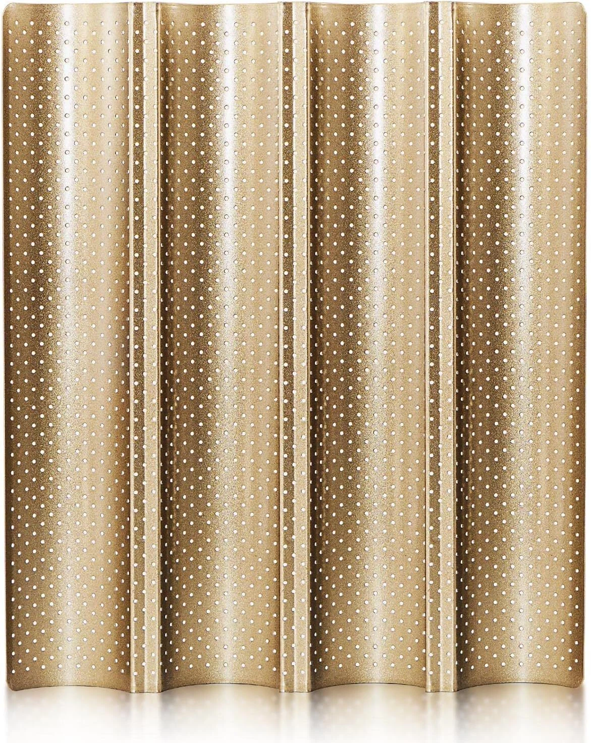Perforated 4 Loaves Baguettes Bakery Tray, Oven-Safe Non-Stick French Baking Pan
Opens in a new wind
